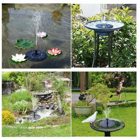 Solar Birdbath Fountain Pump Solar Outdoor Water Fountain Panel