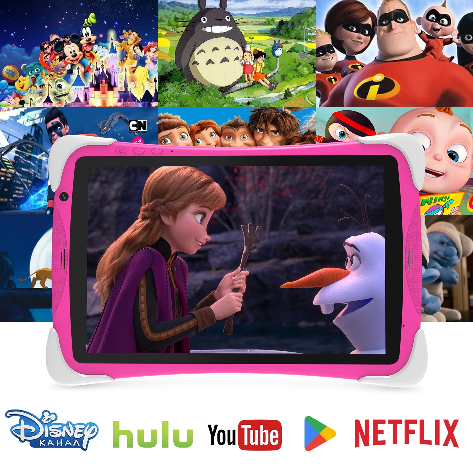 10.1 inch Kids Tablet, Android 12,4GB+64GB Tablet APP Preinstalled & Parent Control Kids Education Children Tablet with WiFi