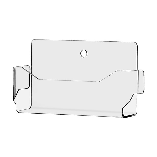 Business Card Holder Wall Mount Single Pocket Single Mounting Hole Display Rack Pack of 12 Organizer Gift Appointment Membership Doctors Discount Security Code by Marketing Holders