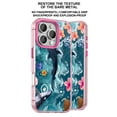 thumbnail image 3 of NLEACase for iPhone 15 Pro Max Case,Beautiful Impact Protection Ocean Whale Flowers Phone Case, Pink, 3 of 7