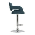 thumbnail image 5 of Home Square Adjustable Tufted Fabric Barstool in Dark Blue - Set of 4, 5 of 10