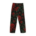 thumbnail image 5 of Balery Roses print Men's Pajama Pants,Ultra Lightweight Pjs,Lounge Pant-XX-Large, 5 of 9