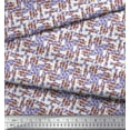 thumbnail image 3 of Soimoi Viscose Chiffon Fabric Square Geometric Print Fabric by The Yard 42 Inch Wide, 3 of 3