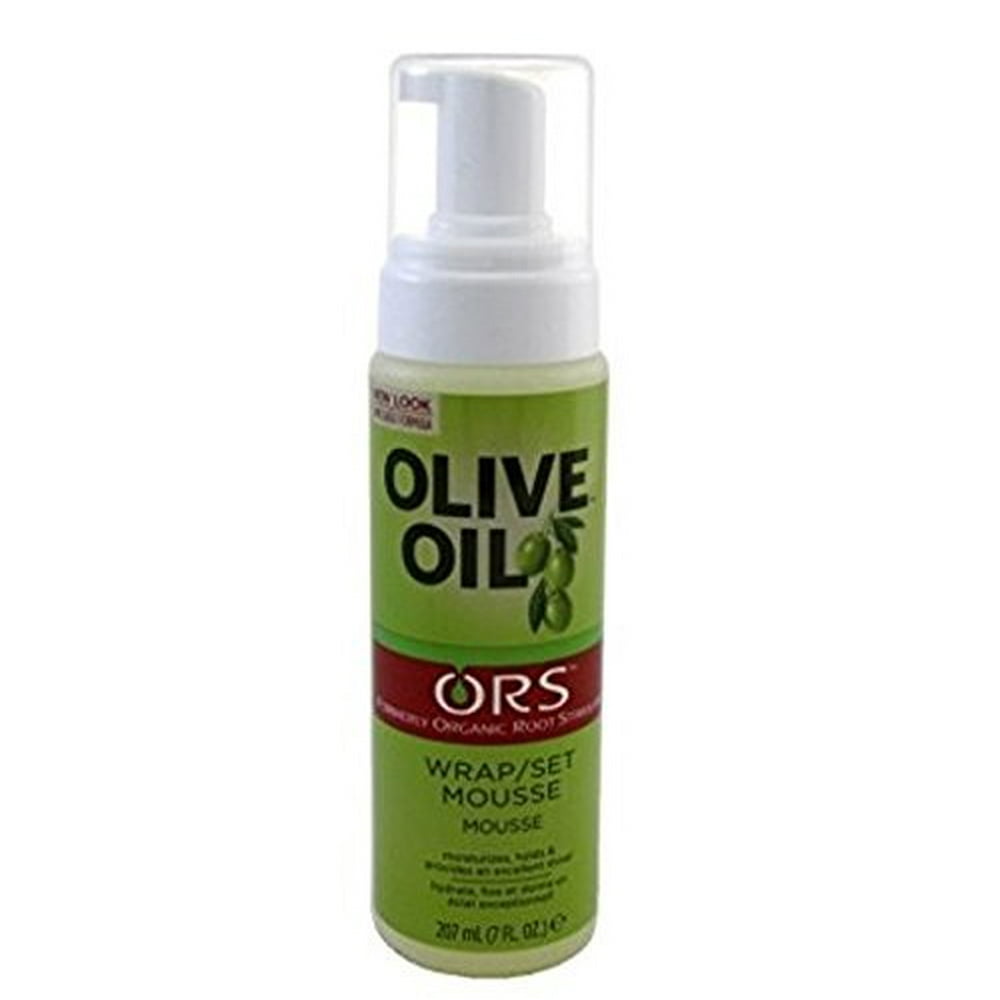 Ors Olive Oil Mousse Wrap/Set Hold & Shine Coconut Oil 7 Ounce (207ml