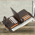 thumbnail image 3 of relayinert Exquisite Leather Wallet For Men Durable And Scratch-proof Waterproof Cowskin Men Wallet Coin Purses coffee, 3 of 6
