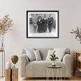 thumbnail image 4 of Historic Framed Print, [President Coolidge, Mother" Jones, Mrs. Coolidge and Theodore Roosevelt, Jr., posed standing on White House lawn.]", 17-7/8" x 21-7/8", 4 of 9