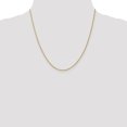 thumbnail image 2 of 18k Yellow Gold 20 Inch 1.3mm Baby Rope Chain Necklace Pendant Charm, 2 of 9