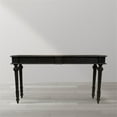 thumbnail image 2 of Tigard Solid Wood Hand-Carved Console Table in Gray Finish, 2 of 3