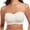 122-White, variant on Strapless Bra for Women Non-Slip Silicone Wireless Bandeau Bras Seamless pads Bralette Tube Top Bra,Clear Bra Straps Included