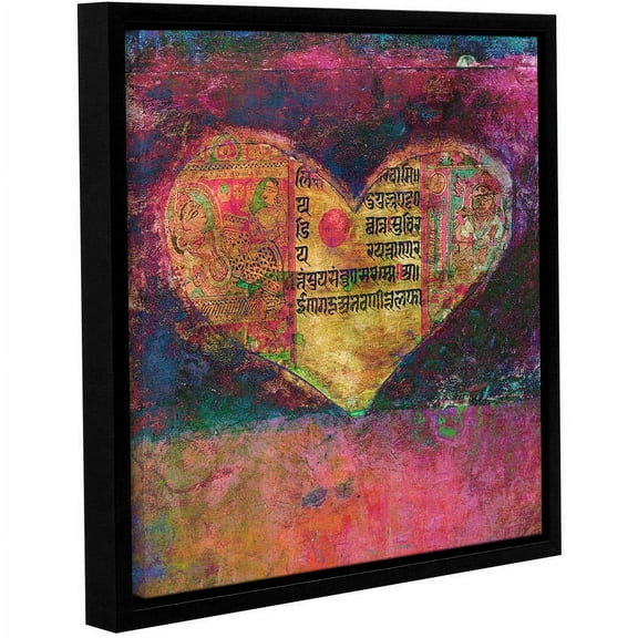 ArtWall Elena Ray "Tantra Heart" Gallery-Wrapped Floater-Framed Canvas