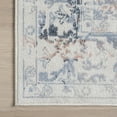 thumbnail image 5 of nuLOOM Everlee Faded Persian Machine Washable Area Rug, 9' x 12', Blue, 5 of 9