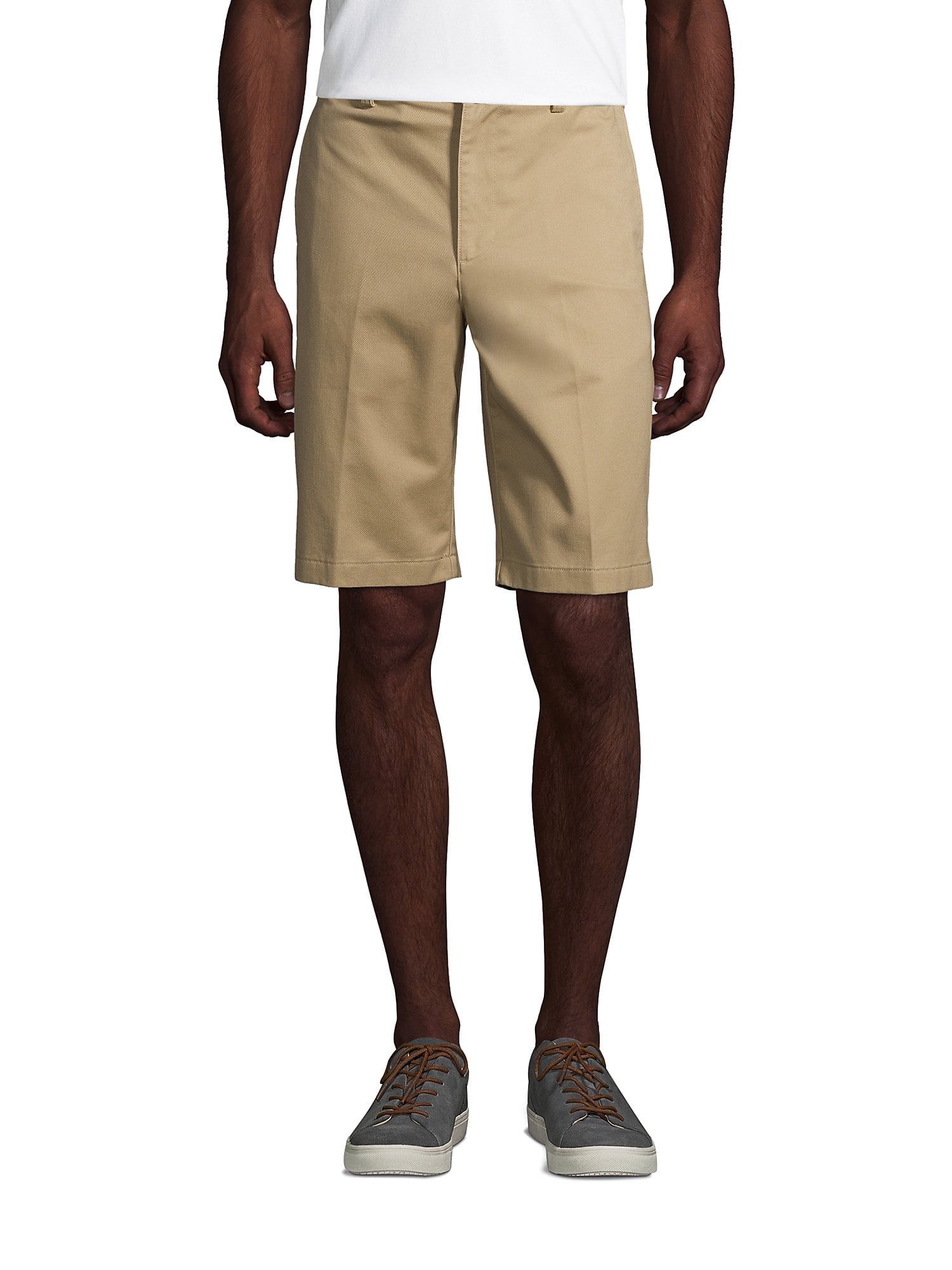 Lands' End School Uniform Men's 11" Wrinkle Resistant Chino Shorts