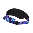thumbnail image 2 of Balery cool crystal Skull flower Sport Wear Athletic Visor Sun Sports Visor Hat Visor Adjustable Cap for Women and Men (One Size), 2 of 7