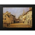 thumbnail image 2 of Sisley, Alfred 24x18 Black Modern Framed Museum Art Print Titled - Square At Argenteuil, 2 of 5