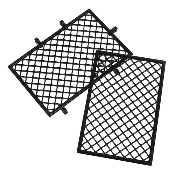 HOMEMAXS 6 Sets Garden Fence Plastic Fence Garden Picket Fence Edgings Lawn Flowerbeds Plant Borders Decorative Garden Yard Black