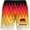 Red, variant on Womens High Waisted German Flag Graphic Print Athletic Shorts Loose Fit Tie Waist Workout Activewear Bottoms