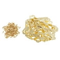 thumbnail image 2 of yuksok 20 Sets Office Supplies Double Hole File Lab Library Cabinet Drawer Card Holders golden, 2 of 9