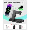 thumbnail image 3 of YIYUN 3-in-1 Wireless Charging Station for Apple Devices – Fast Charger Stand for iPhone 16/15/14/13/12/11 Series, Apple Watch Ultra/SE/10–2, and AirPods 4/3/2/Pro., 3 of 9