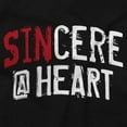 thumbnail image 2 of Sincere Heart Sinner Naughty Attitude Men's Big & Tall Crewneck Graphic Tee Brisco Brands 2X, 2 of 5