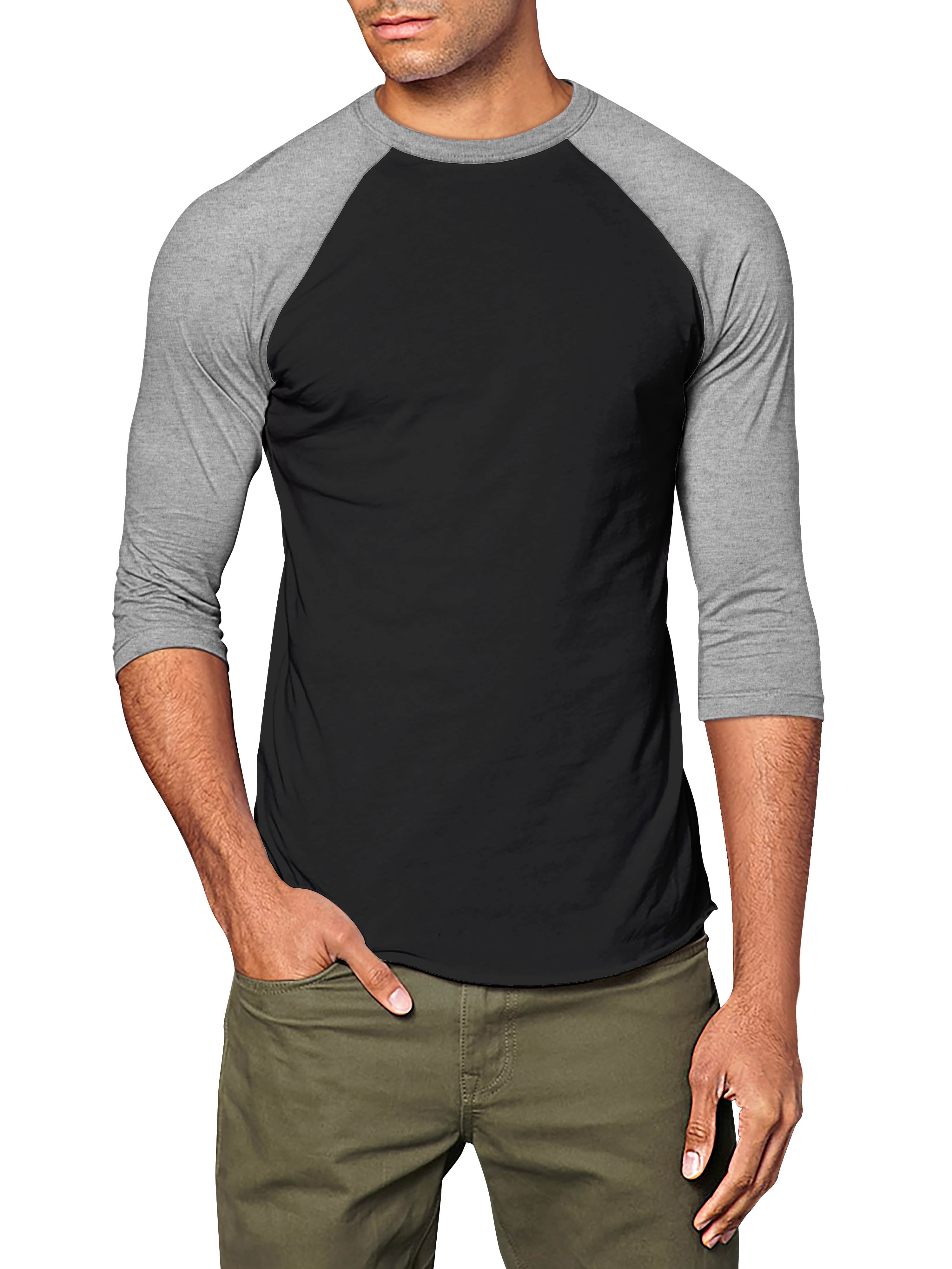 Download Ma Croix - Ma Croix Mens 3/4 Sleeve Raglan Baseball T ...