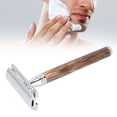 thumbnail image 3 of Manual Razor, Firm Sturdy Portable Professional Safety Razor Wear Resistant  for Home Travel for Facial Grooming, 3 of 7