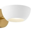thumbnail image 6 of Wall Sconce in White and Natural Brass, 6 of 7