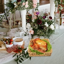 Zcyifa straw basket Woven Storage Baskets Woven Tabletop Serving Basket Decorative Tissue Basket