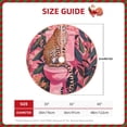 thumbnail image 2 of Lukts Cheetah On Toilet Humor Art Print Color Life Christmas Tree Skirt, Winter Holiday Tree Mat Decoration ,Can be Used as A Shawl-48", 2 of 6