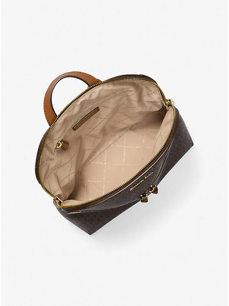 MICHAEL KORS Dallas Medium Signature Logo Backpack-Brown - Walmart.com