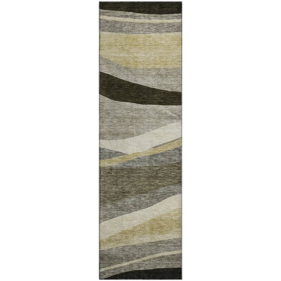 Dalyn Rugs Premium Machine Washable Mayfield AMF1098 Taupe 2'3" x 7'6" Runner Rug