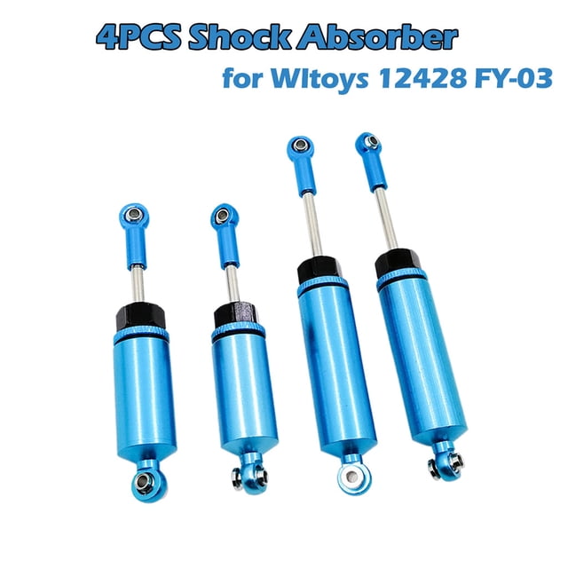 4pcs Front Rear Shock Absorber Upgarde for Wltoys 12428 12423 FY-03 RC Car