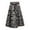 A-Grey124, variant on Women Skirts Blend Tartan Skirt With Asymmetrical Hemline Mid Length High Waist Flared A Line Style Autumn Skirts