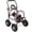 Bronze + Steel, variant on Utility Cart with Seat for Car Detailing, Garage & Garden - 300 lbs Capacity, Black Steel Rolling Cart