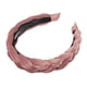 thumbnail image 1 of Diademas anchas sólidas, moda antideslizante, aro de pelo rosa, 1.18 pulgadas de ancho, para mujeres niñas, 1 of 7
