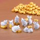 thumbnail image 2 of Adornos de lingotes de ratón de dinero de mascota de Año Nuevo chino 2020, figurita de recuerdo, modelo de artesanía, regalo, accesorios de jardín en miniatura, 2 of 5