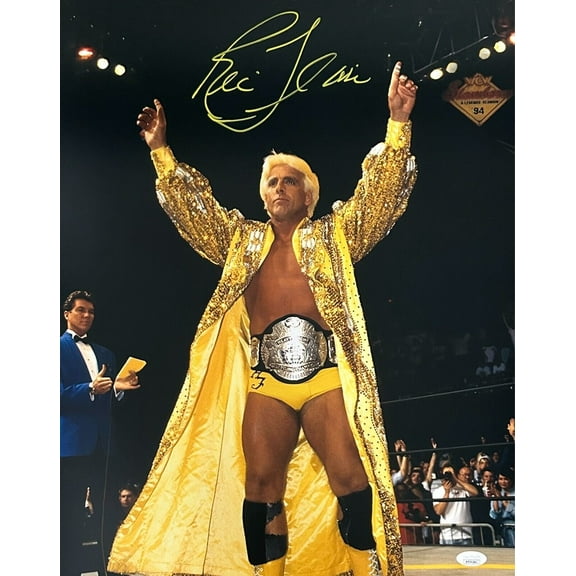 Ric Flair Signed Autographed 16x20 Photo JSA Authentic WWE WCW #A