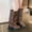 Brown, variant on Bnwani Women Boots Winter Fashion Toe Square Zipper Mid-Heel Thick Chunky High Knee-High Casual Solid Boot Black Size 5
