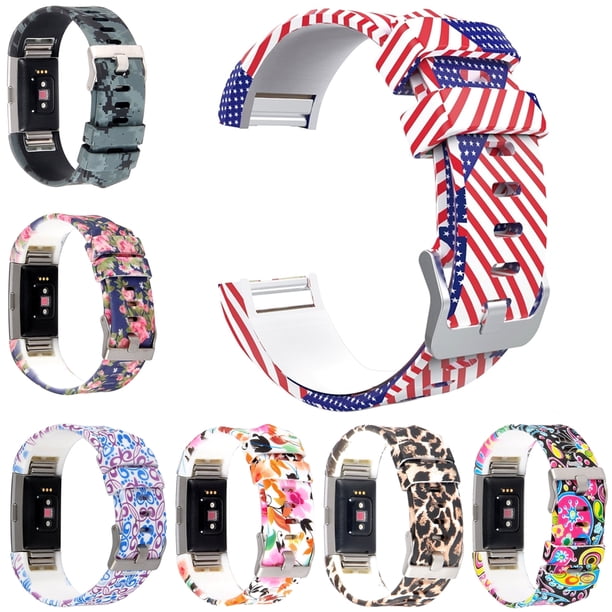 Gwong Electrónica Silicone Smart Watch Pulsera Strap Strap Band Reemplazo para FitBit Care 2