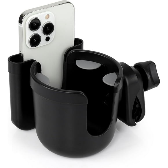 GHSDFBB 2-in-1 Walker Cup Holder with Phone Holder, Wheelchair Cup Holder,Rollator Cup Holder,Cup and Phone Holder for Walker, Wheelchair, Rollator, Mobility Scooter