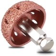 thumbnail image 1 of Tire Buffing Wheel, 1.5" Dome Buffing Wheel Tire Patch Tire Buffing Kit 3/8"-24 Thread" With Linking Rod, 1 of 5