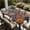 A-colorful Mandala, variant on Rectangle Wipeable Tablecloth with Elastic, Fitted Waterproof Outdoor Tablecloth for 6 Foot Rectangle Tables, Picnic, Camping