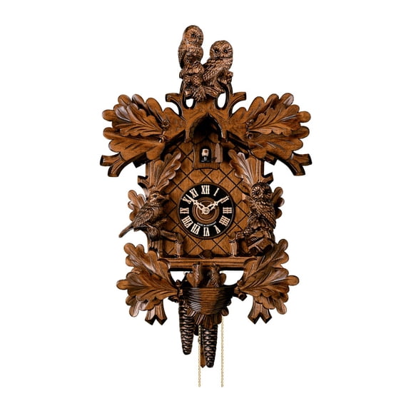 Cuckoo Clock Owls HO 179/4nu