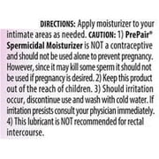PrePair Spermicidal 2.4oz Bottle- Non Staining Water Based Lubricant