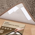 thumbnail image 1 of Cosbur Rug Carpet Non-Slip Grippers, Large Reusable Carpet Tape Pads, Double Sided Adhesive Strips (wt-12PC), 1 of 8