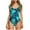 Womens Swimsuits Blue, variant on Women's One Piece Swimsuits, One Piece Swimsuit for Women Floral Printed Slimming Bathing Suits Athletic Modest Swimwear S-2XL Clearance Sale Women Clothing under $5