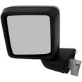thumbnail image 6 of For Jeep Gladiator 2020 2021 2022 2023 Door Mirror Driver Side | Manual Glass | Non-Heated | Textured Black | Replacement For CH1320449 | 68313481AE, 68313481AA, 6 of 7