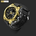 thumbnail image 2 of Sanda Men Sport Watch Dual Display Analog Digital LED Electronic Wrist Watches, 2 of 9