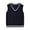 Navy, variant on AHTJRT Boys Girls Sleeveless Sweater Vest Kids Unisex Comfy Cable Knit Pullover Tops V Neck Student School Uniform Vests Yellow 18 Month