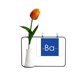 thumbnail image 1 of Cuadro de metales alcalinoterreos quimica elementos período bario ba Jarrón artificial de tulipanes Unbranded, 1 of 3