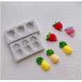 thumbnail image 2 of Molde for fondant de piña y fresa 3D, molde de silicona for dulces y chocolate for decoración de pasteles y accesorios for hornear, 2 of 7
